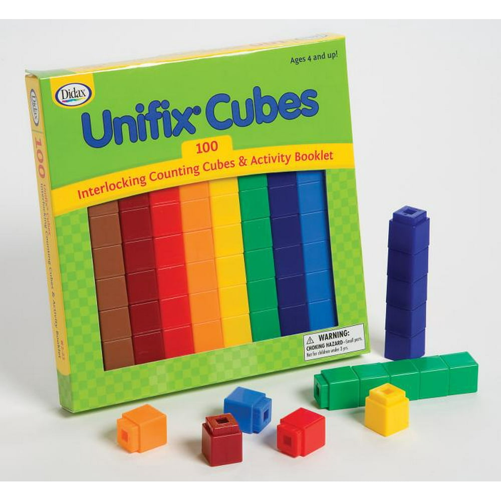 Unifix Cubes 100 Interlocking Counting Cubes & Activity Booklet (Other)