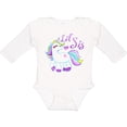 thumbnail image 3 of Inktastic Lil Sis Unicorn Little Sister Girls Long Sleeve Baby Bodysuit, 3 of 5