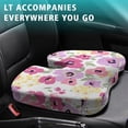 thumbnail image 4 of Premium Floral Pattern Memory Foam Seat Cushion Ergonomic Chair Pad for Office Chair, Car, Airplane & Bleachers Sciatica, Tailbone Hip & Back Pain Relief - Chair Cushion for Long Office Workers., 4 of 5