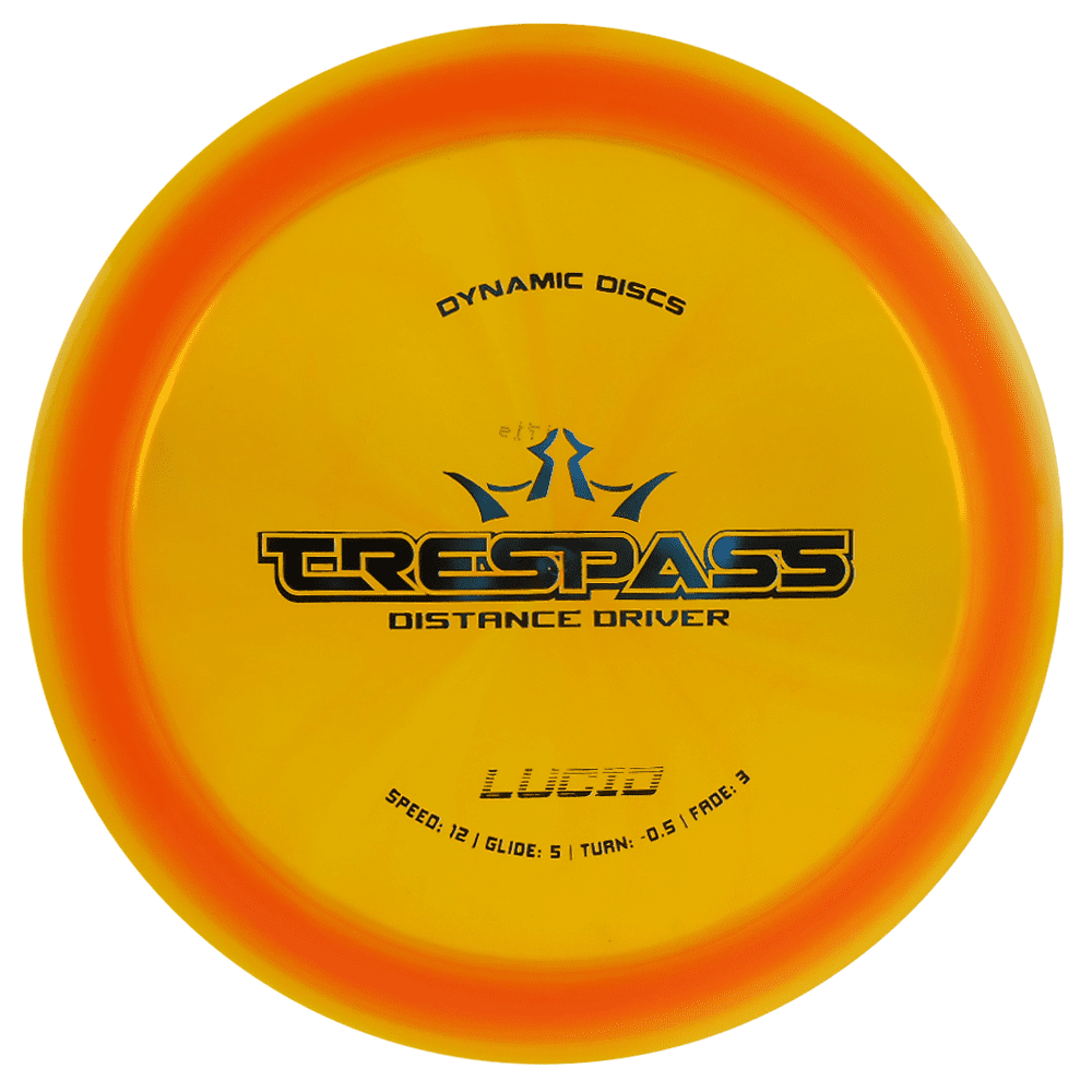 Dynamic Discs Lucid Trespass 173-176g Distance Driver Golf Disc [Colors may vary] - 173-176g