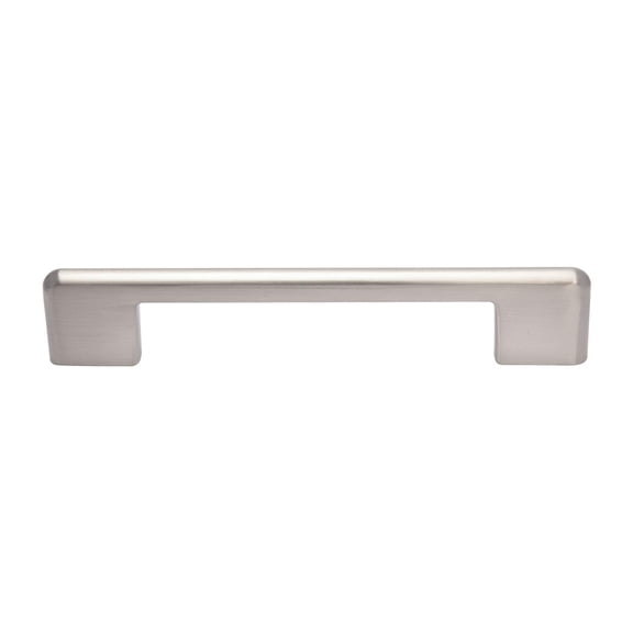 Utopia Alley 10pcs Taylor Pull Handle - Decorative Cabinet Drop Pull Handles- Vintage Cabinet Hardware with Hand Finished Brushed Nickel - Metal Drawer Pull Handle, 5.0" Center to Center