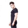 thumbnail image 4 of Compression Quick Dry Tight Tracksuit Men Training Fitness Long Sleeve Shirt Pants Male O-Neck Gym Running Set Sport Suit, 4 of 6