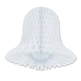 thumbnail image 2 of Club Pack of 48 Pure White Honeycomb Hanging Westminster Tissue Bells Party Decoration 9", 2 of 2