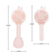 thumbnail image 2 of Ventilador portátil eléctrico de mano (rosa), 2 of 5