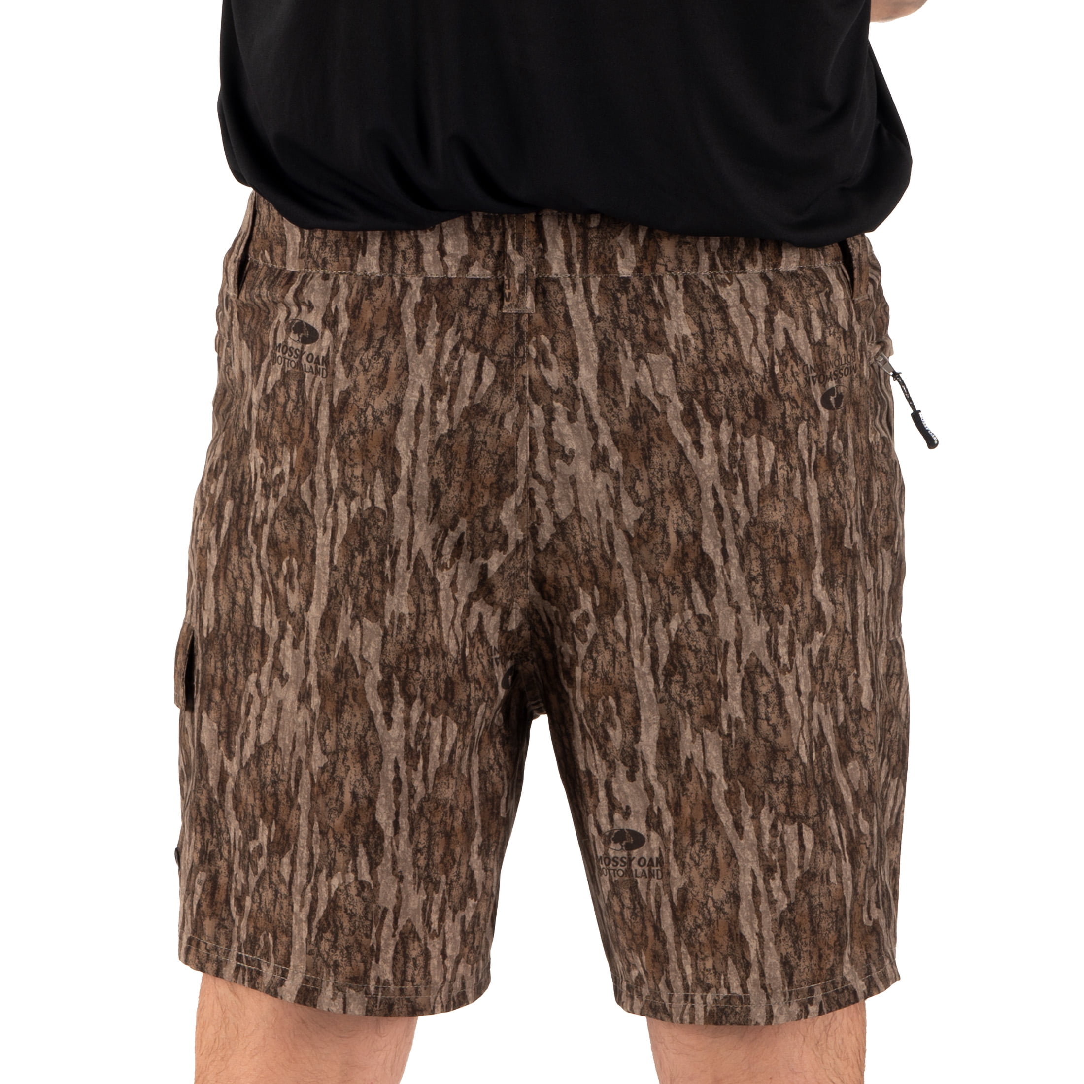 Men's Mossy Oak Board Shorts, Mossy Oak Bottomland, 3XL