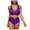 Purple, variant on Duqingm Vacation Outfits for Women Women's Bikini Set Halter Triangle Swimsuit 2 Piece Bathing Suit Purple,2XL