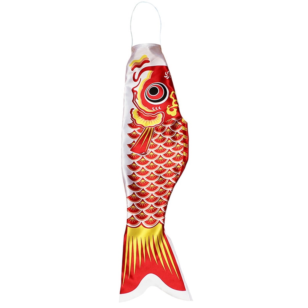 Unionm Japanese Carp Streamer Flag Windsock Fish Flag Kite 鯉のぼり Koinobori  Wind Streamers for Japaness Children's Day Home Yard Outdoors Hanging