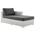 thumbnail image 2 of Modway Convene Outdoor Patio Right Chaise in Light Gray Charcoal, 2 of 8
