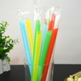 thumbnail image 2 of 100pcs Jumbo Straws Straw Milkshake Smoothie Drinks Cocktail Straws, 2 of 9
