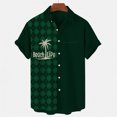 thumbnail image 3 of Camisas para hombre, ropa hawaiana, camisa informal con estampado de árbol de coco en 3D, ropa para mujer, camisa de un solo pecho, blusas con solapa 6XL, 3 of 5