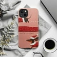 thumbnail image 6 of Funny Christmas Dachshund Phone Case, Santa Dog Long Wiener Cute Holiday Cover for iPhone 17 16 15 14 13 12 11 Plus Pro Max Mini, 6 of 6