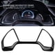 thumbnail image 2 of Marco decorativo para salpicadero de coche, anillos de esfera embellecedores para Honda Civic 10. ° 2016 ~ 2018, negro con raya, 2 of 5