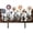 C, variant on Tiezhimi Rusty Metal Wild Flowers Garden Stakes, Decorative Flowers Yard Stake Metal Art for Outdoor Garden Lawn Decor 11.8"x8.66"
