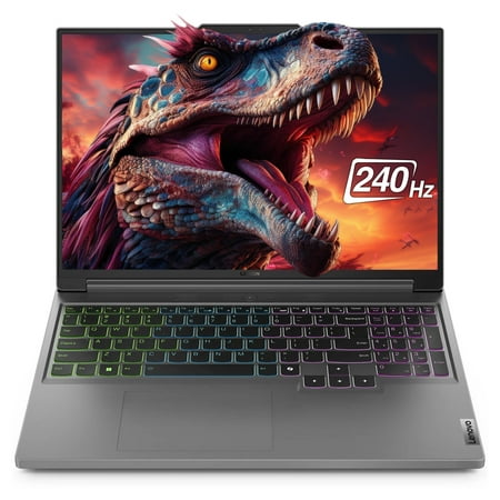 Lenovo Legion Slim 5 Gaming Laptop, AMD Ryzen 7 8845HS, 16 GB DDR5 RAM, 2 TB PCIe SSD, 16" WQXGA (2560x1600), Nvidia G-force RTX 4060, W11 Home