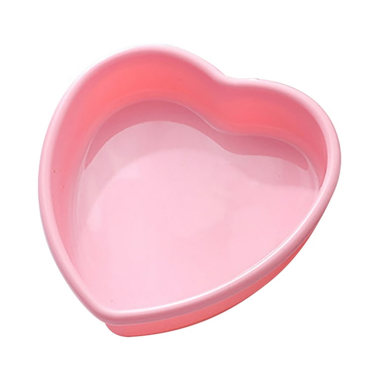 Zppruwei Cake Pop Mold Multi-Purpose Silicone Round Love Heart-Shaped Layered Pan, Size: One size, Pink