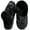 BLACK, variant on WateLves Women's Glitter Plush Slippers - Comfort Memory Foam, Fuzzy Lined House Shoes, Indoor Outdoor Wear, Multiple Styles