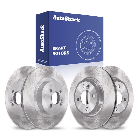 AutoShack Front & Rear Brake Rotors for Mini, Cooper 2007-2013, 2015, FWD L4 1.6L