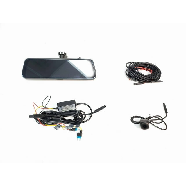Motion Backup Camera FVMR-1100 FullVUE; Auto-Dimming; Anti Glare Tempered Glass Screen; Standard; 9.66 Inch LCD Screen; 1980 x 320 Pixel Display; Works With Standard Backup Camera