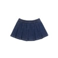 thumbnail image 3 of Wonder Nation Toddler Girl Pleated Denim Skort, Sizes 12M-5T, 3 of 4