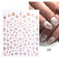 thumbnail image 1 of Pegatinas y calcomanías 3D para uñas de Navidad, adhesivos para uñas, Papá Noel, copo de nieve, alce, árbol de Navidad, manicura, diseño de arte de uñas de Navidad, 1 pieza, 1 of 4