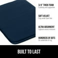 thumbnail image 2 of Memory Foam Bath Rug for Bathroom Floor, 30x18 Navy Blue, Machine Washable by GORILLA GRIP, 2 of 8