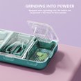 thumbnail image 5 of Pill Crusher Cutter Splitter, SOATUTO 3 in 1 Multi-Functional Pill Cutter Crusher, Portable Travel Purse Pill Box Case Holder, Medicine Grinder Container for Cutting Vitamin Tablet - Green, 5 of 9