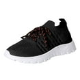 thumbnail image 5 of Running Shoes for Women Hollow out Mesh Lace up Walking Shoes Casual Soft Sole Nonslip Workout Athletic Shoes Black Size 7.5, 5 of 5