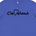 thumbnail image 4 of Inktastic Cleveland Heart Handwriting Black Youth T-Shirt, 4 of 5