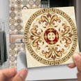 thumbnail image 1 of Wall Tile Vinyl Flower Wall Sticker Mural Tile Decal flower pattern wall tile Waterproof Self-Adhesive Tile Sticker, MZ-2-112, Large, 1 of 8