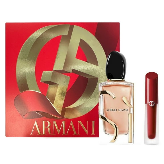 Armani Si Passione Intense 2 Piece Gift Set (3.4 OZ Eau De Parfum   Lip Stick)