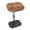 Vintage Brown, variant on ANJORALA 19.68"Height-Adjustable Side Table with 90°Tilting & 360°Swivel Desktop,Detachable Baffle End Table(Natural)