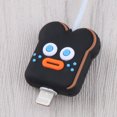 thumbnail image 1 of Anime Cable Protector Cartoon Charger Protector Cable Winder Cute Cable Bite Organizer Data Line Protective Cover For iPhone black toast, 1 of 6
