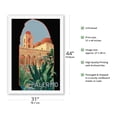 thumbnail image 2 of Palermo, Sicily (Sicilia), Italy - Vintage Travel Poster c.1920 - Fine Art Rolled Canvas Print (Unframed) 27in x 40in, 2 of 4