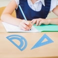 thumbnail image 2 of 1 Set of Math Ruler Measuring Kit Geometry Tools Math Class Supplies for Classroom Office, 2 of 9