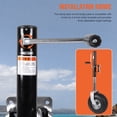 thumbnail image 5 of golytefs Beach Boat Trailer Jack 13.38in Trailer Jack Wheel Heavy-duty Bolt-fixed Swivel Tongue Jacks 2000 Lbs Capacity 11in Vertical Load (Black), 5 of 7