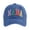 #02Royal Blue, variant on Colorful MAMA Embroidered Washed Cotton Hat, Adjustable Retro Baseball Cap, Ideal Mother's Day Birthday Gift for Wife & Mom Purple One Size