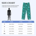 thumbnail image 4 of Picia Boho Dreamcatcher Mens Soft Woven Cotton Elastic Waistband Sleep Pajama Pant Lounge Sleep Pant With Pockets And Drawstring-Large, 4 of 9