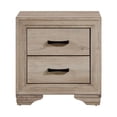 thumbnail image 2 of Lonan Collection Rustic Contemporary Nightstand with Industrial-Inspired Weathered Look, 2 of 4