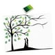 thumbnail image 4 of Lienzo con diseño de árbol de huellas dactilares, libro de visitas para bodas único, regalo considerado, manualidades, fiesta Verde, 4 of 9