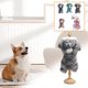 thumbnail image 4 of Pijama con capucha de forro polar súper suave para mascotas, pijama para perros pequeños y gatos, jersey, pijama para perros pequeños, mono con capucha para cachorros, mono cálido de invierno, abrigo,, 4 of 5