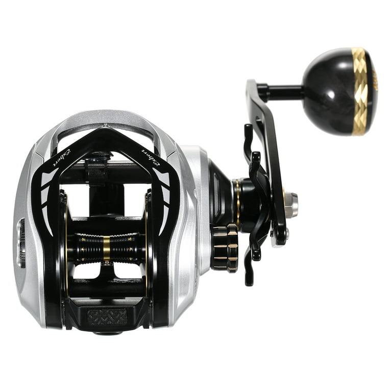 Baitcasting Reel 16kg Drag Power 6+1 Bb 6.3:1 Single Handle Fishing Reel with Magnetic Brake System, Size: Right Hand, Other