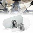 thumbnail image 2 of Motorcycle Windshield, Universal Adjustable, Transparent Motorcycle Windshield, 2 of 5
