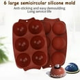 thumbnail image 4 of RYRDWP Large Semicircle Silicone Cake Mold Muffin Mould Pan, 4 of 9