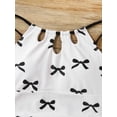 thumbnail image 4 of XEGLSBU Girls Swimsuits Size 10-12 1 Piece Elegant Swimsuit for Girls Cute Ruffled Bathing with Bowknot Beach Pool Wear A-White Size 11-12 Years, 4 of 6