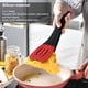 thumbnail image 3 of Pinzas De Cocina De Silicona 3 En 1, Pinzas Antideslizantes Para Alimentos, Pinzas De Cocina Con Espátula, Espátula Para Fugas, Clip Para Alimentos Para Hornear, Freír Y Asar, 3 of 7