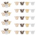 thumbnail image 1 of OUNONA 500Pcs Decorative Flower Spacer Caps Metal Bead Caps for DIY Jewelry Making with Assorted Colors, 1 of 8