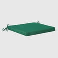 thumbnail image 2 of WestinTrends Solace Outdoor Patio Kitchen Dining Chair Square Seat Cushions Set of 4, 18" x 18", Green, 2 of 3