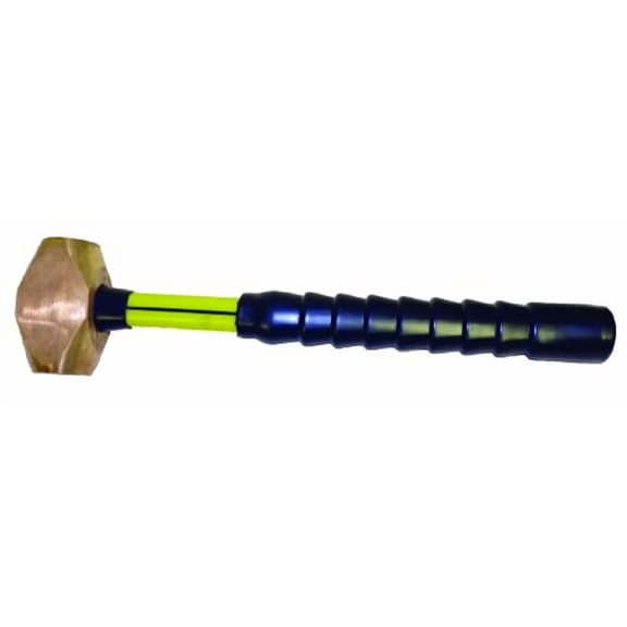 Nupla 30060 Brass Sledge Hammer 18 Classic Handle Super Grip 6 lb