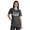 Gray, variant on Inkmeso Womens Officially Vaccinated Funny Pro-Vaccine Crew Neck T-shirt Tops