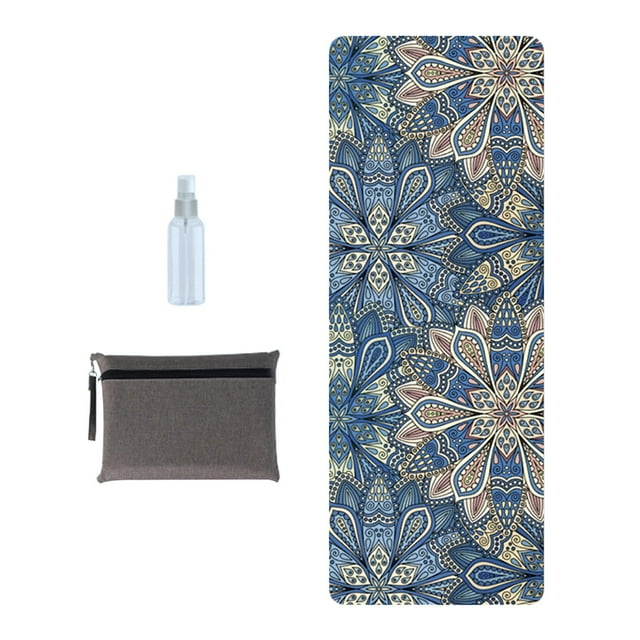 Esterilla de Yoga 12mm Sunnimix Almohadilla de Yoga Plegable Alta Densidad Estilo C